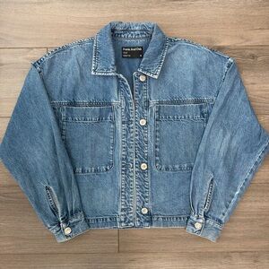 Frank And Oak Classic Light Blue Denim Jacket-Jean jacket